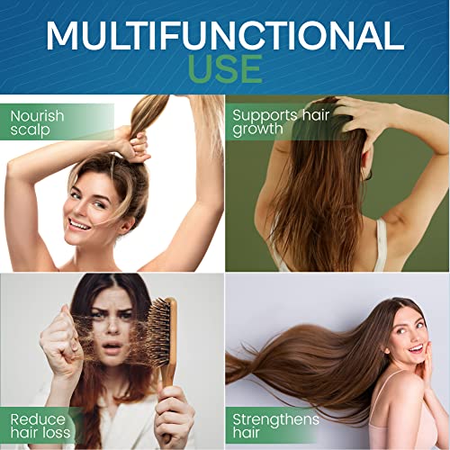 Rosemary Oil For Hair Growth Natural Serum, with Biotin, Sunflower Oil, Argan Oil and Rosemary Oil Natural Hair Growth Oil with Pre Diluted Rosem