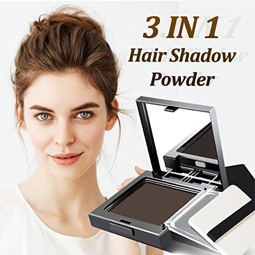 Instantly Hairline Shadow - Hairline Powder - Quick Cover Grey Hair in Hair Regrowth Treatments - Windproof Sweatproof Hair Touch-Up for Root Con