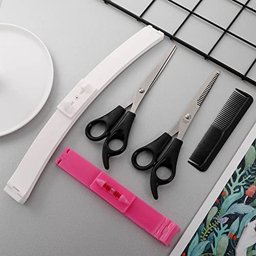 Pinenuts 5 PCS Home Hair Cutting Tool Home Trimmer Styling Kits for Layers Bangs Trims Split Ends Professional Shears Hair Cutting Scissor