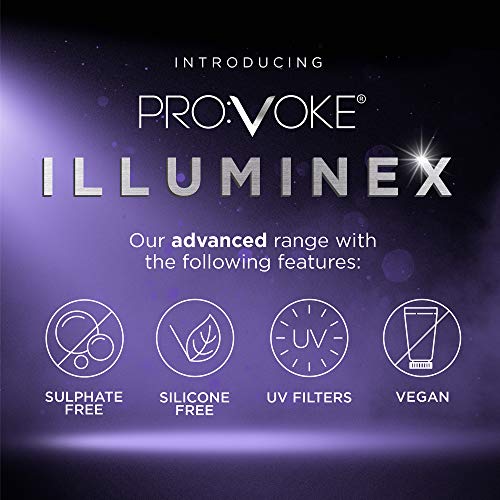 PRO:VOKE Touch Of Silver Hydrating Purple Toning Hair Mask 300 ml, Brightens Blonde, Platinum, White or Grey Hair Whilst Deeply Nourishing Damage