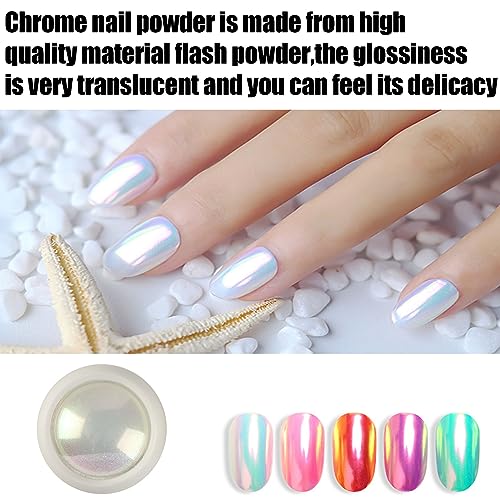 Chrome Nail Powder Pearl Nail Powder Nail Powder Pearl Chrome Nail Powder for Nail Art Decoration Nail Chrome Powders Nail Shimmer Powder Nail Po