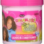 African Pride Dream Kids Olive Miracle Detangling Moisturizing Leave-In Conditioner, 425 gram