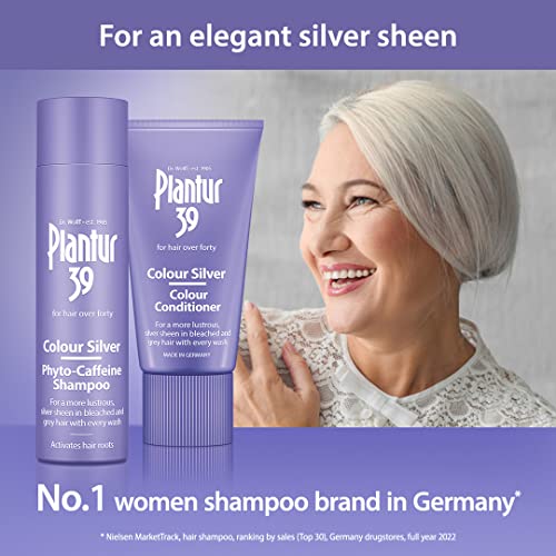 Plantur 39 Purple Conditioner 150ml | Enhanced Silver Sheen for Bleached and Grey Hair | Prevents and Reduces Hair Loss and Supports Hair Growth