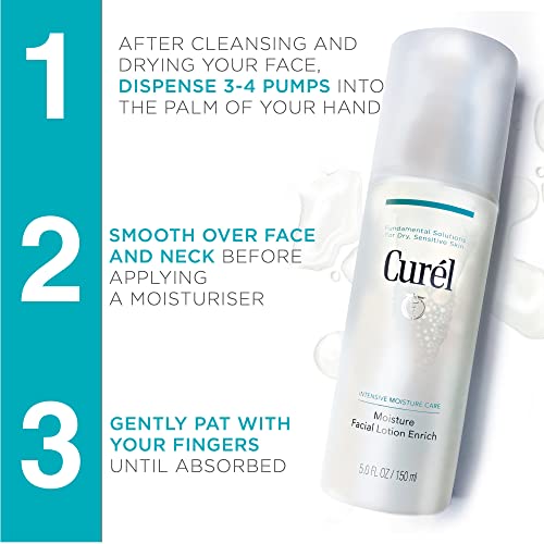 Curel Hydrating Face Toner, Water Essence for Dry, Sensitive Skin 150ml