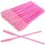 50 PCS Disposable Eyelash Brushes, Mascara Wands Eye Lash Eyebrow Extensions Brush, Applicator Cosmetic Makeup Brush Tool for Eyebrows and Fake E