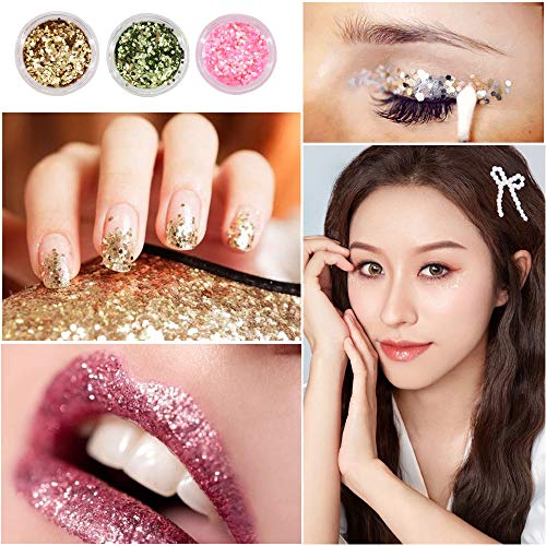 Body Glitter, Face Glitter, Festival Glitter, Hair Glitter, Nail Glitter, Nail Art Kit, Cosmetic Glitter for Wax Melts, Art Nail, Crafting, Card