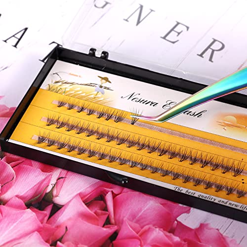 Lash Tweezers Set, 3Pcs Stainless Steel Lash Extension Tweezers 3 Styles Straight and Curved Eyelash Tweezers for Removing Eyebrows False Lashes