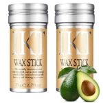 umorismo 2 Pcs Hair Wax Stick, Styling Wax Stick Edge Control Stick Hair Pomade Stick for Men and Women Smooth Wigs Flyaways Edge Frizz Hair and