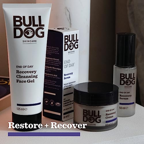 Bulldog Skincare - End Of Day Recovery Cream for Men | Night Hydrating Face Cream | 60ml