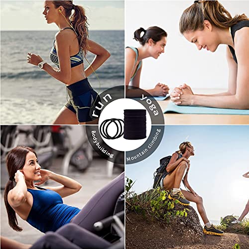 ILamourCar Hair Bands, 4mm Elastic Hair Ties Ponytail Holders, Hair Bobbles for Women, Hair Bobble Elastic Hair Bands, Perfect for Women and Girl