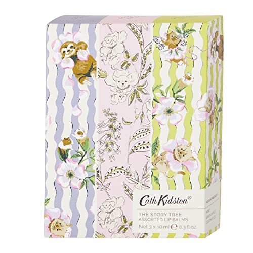 Cath Kidston The Garden Path Mirror Compact Lip Balm | Help Lips Feel Soft | Enriched With Essential Oils | Cruelty Free & Vegan Friendly | 6g