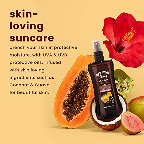 HAWAIIAN TROPIC - Protective Dry Oil Spray SPF 20 | 200ml