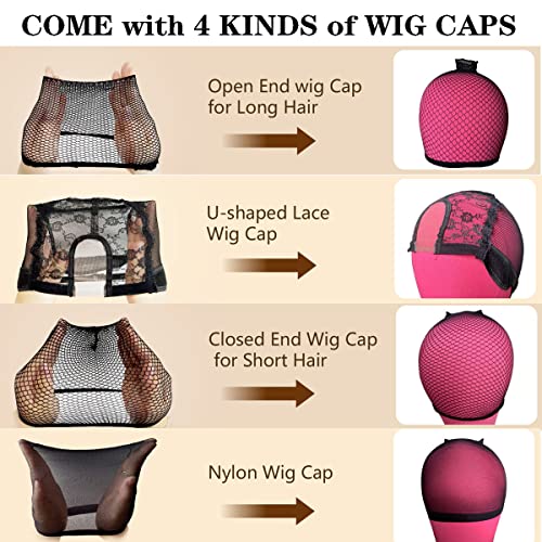 SZCY LLC 23 Inch Canvas Block Wig Head, Wig Stand Tripod with Head, Mannequin Head for Wigs, Manikin Canvas Head Block Set for Wigs Making Displa