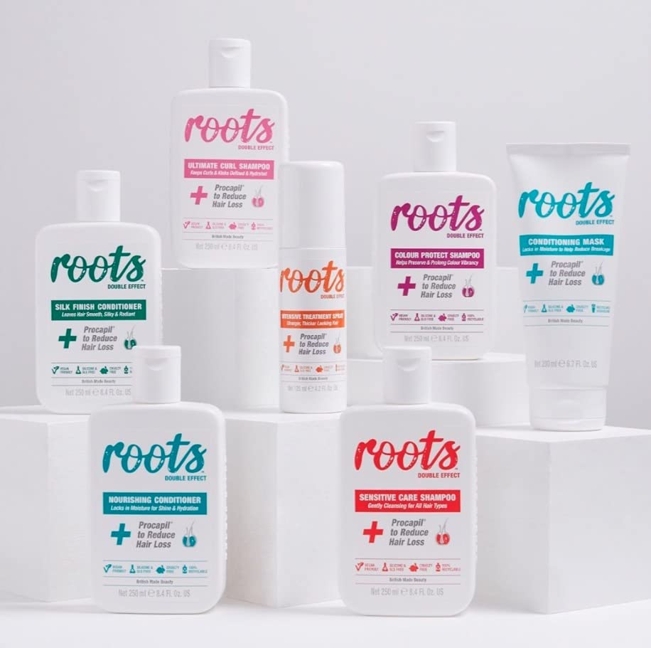 Roots Double Effect Haircare | Intensive Hair Growth Spray Treatment for Hair Loss Prevention and Thinning Hair | Sulphate Free Hair Treatment Sp