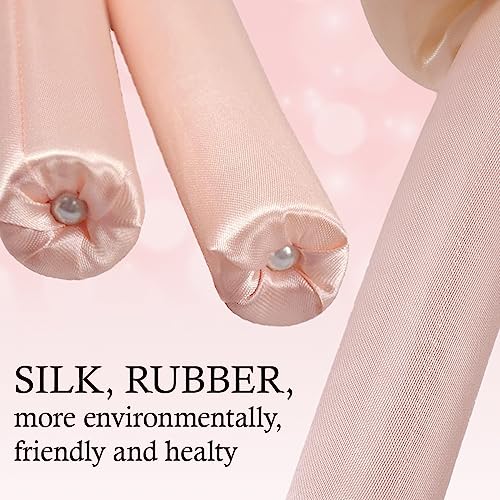 Heatless Curlers Headband No Heat Hair Curler for Sleeping Heatless Curls Roller Overnight Heatless Hair Curlers Set Soft Curling Rod Headband He