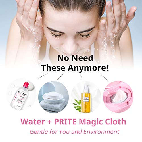 Reusable Makeup Remover Cloth Microfiber Facial Cleaning Wipes Makeup Eraser Towels Face Washcloth Suitable for Sensitive Skin, Remove Makeup Ins