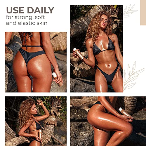 COCOSOLIS Aloha Tanning Accelerator with Vitamin E, Cocoa Butter - Organic Tanning Oil & Body Lotion with 6 Precious Oils (200)