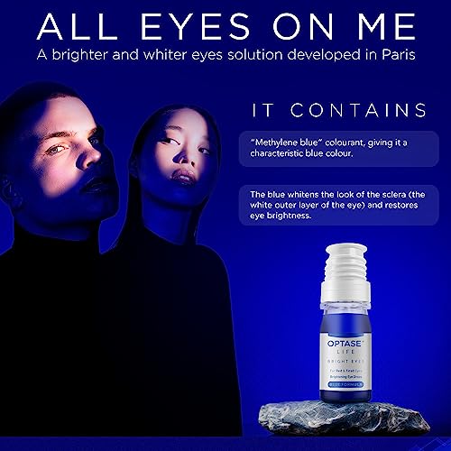 Optase Life Bright Eyes - Brightening Eye Drops for Irritated, Red and Tired Eyes