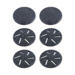 Asiaark Electric Foot Files Replacement Heads, 6 Pack Grinding Heads for Hard Skin Remover