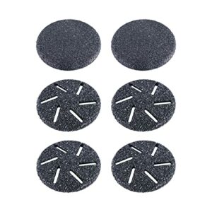 Asiaark Electric Foot Files Replacement Heads, 6 Pack Grinding Heads for Hard Skin Remover