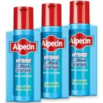 Alpecin Hybrid Shampoo 3x 250ml | Natural Hair Growth Shampoo for Sensitive and Dry Scalps | Energizer for Strong Hair | Hair Care for Men Made i