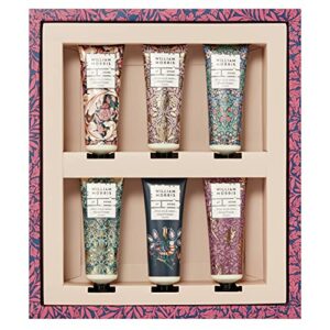 William Morris At Home Dove & Rose White Iris & Amber Hand Cream Care Gift Set | Shea Butter & Essential Oils | Vegan Friendly | Travel Friendly
