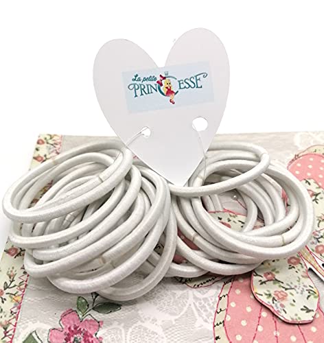 La Petite PrincesseThick red hair bobbles Red Hair bands, School Uniform Red Hair Elastic Bands Ponytail Holders Hair Bands Hair Bobbles for Wome