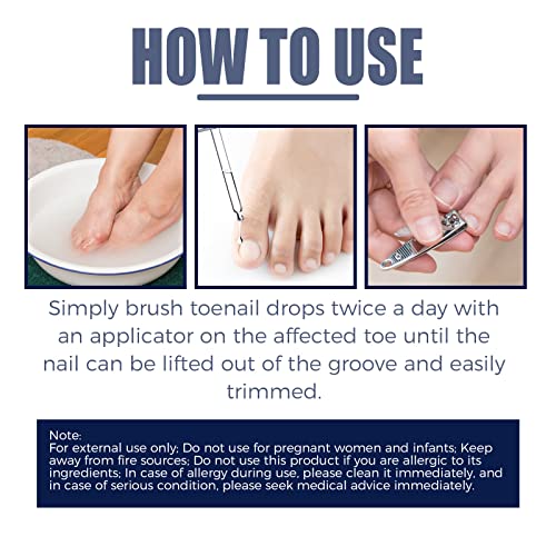 Ingrown Toenail Treatment, Toenailplus Anti Paronychia Relief Oil, Toenailplus Anti Paronychia Relief Oil, Paronychia Treatment Toe and Fingernai