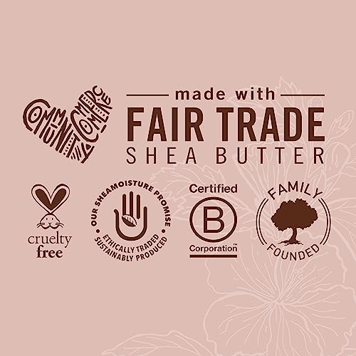 SheaMoisture Coconut & Hibiscus Curl & Shine Conditioner no silicones or sulphates for thick, curly hair 379 ml