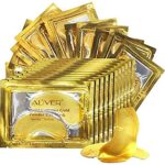 GNAPY 24K Gold Eye Treatment Mask Under Eye Patches Anti Aging Anti Wrinkle Eye Patches Moisturizing Mask for Puffy, Eyes Dark Circles, Hydrating