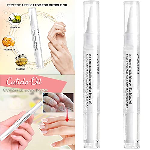 Nail Nutrition Oil Pen, 5ml Cuticle Protector, Nutrition Oil Nail Care for Repairing Cracked & the Dry Cuticle-5pcs-2 Pcs
