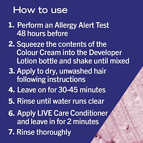 Schwarzkopf LIVE Lightener + Twist Permanent Pink Hair Dye, 2 in 1 Formula, Lightens and Colours Up To 3 Levels, Cool Rose 101