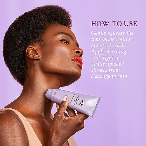 PRAI Beauty Ageless Throat & Decolletage Serum 120ml Neck Skin Firming Serum, Anti Aging Wrinkle Reduction, Improves Skin Tone and Texture