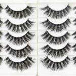 3D Faux Mink Eyelashes Reusable Soft 10 Pairs Fake Lashes Pack Waterproof False Eyelash Set for Daily Use Easy to Apply (10 Pairs-15mm)