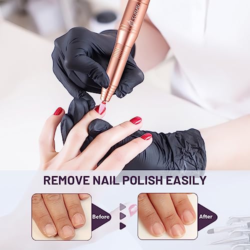 Professional Ceramic Nail Drill Bits Set, 3Pcs Universal 3/32'' Acrylic Nail File Bits for Manicure Pedicure, Cuticle Gel Nail Polishing - Nail D