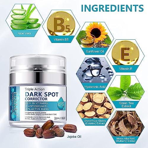 Dark Spot Remover Cream for Face & Body 50ml, Dark Spot Corrector with Arbutin and Niacinamide, Prevent Forming Dark Spots, Fade Spots, Reduces H