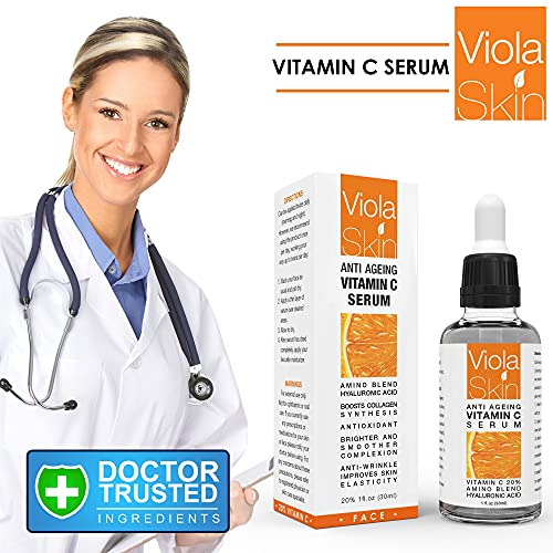 π£π₯ππ ππ¨π Vitamin C Serum For Face with Hyaluronic Acid Serum - Anti Ageing & Anti Wrinkle Serum - Customers Call It A Face Lift without the needle