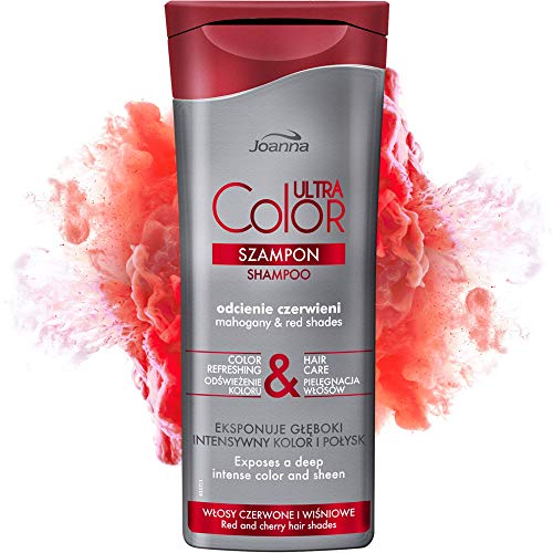 Joanna Ultra Color - Shampoo For Copper Shades - Strengthening & Revitalising Hair Shampoo - Colour Refreshing & Hair Care - Deepens Colour Inten