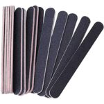 15pcs Nail Files 100/180 grit,Double-Sided Emery Board Professional Nail Styling Tools Nail Trimming Grinding Polishing Shining Fingernail Files