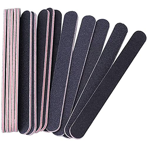15pcs Nail Files 100/180 grit,Double-Sided Emery Board Professional Nail Styling Tools Nail Trimming Grinding Polishing Shining Fingernail Files