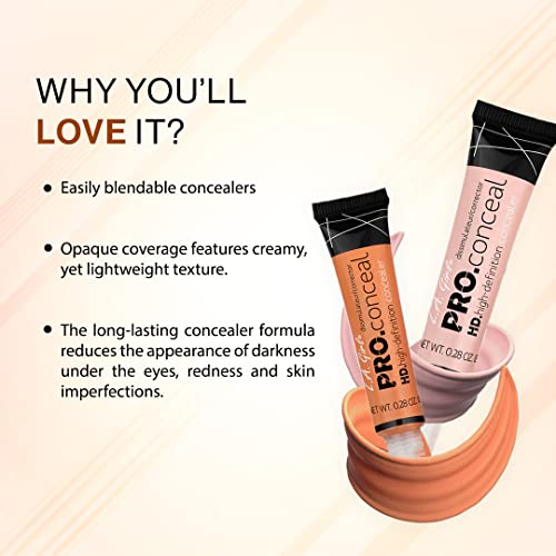 L.A. Girl Pro Conceal HD High Definition Concealer Cool Pink Corrector 8g