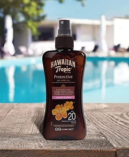HAWAIIAN TROPIC - Protective Dry Oil Spray SPF 20 | 200ml