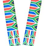 16 x South African Flag temporary body Art tattoo
