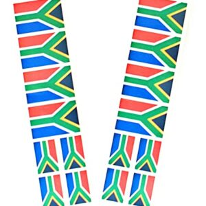 16 x South African Flag temporary body Art tattoo