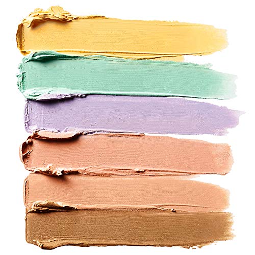 NYX Professional Makeup Colour Correcting Palette, Colour Concealer Makeup Palette, 6 creamy blendable shades