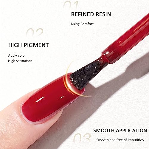 Shefave Pearl Nail Polish,Quick Dry Nail Polish - Natural Water Based Long Lasting Glossy Easy Peel off Fruity Aroma No Need Cure Nail Varnish -