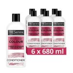 TRESemmé Revitalise Colour Conditioner multipack of 6 up to 12 weeks of colour vibrancy* for coloured hair 680 ml