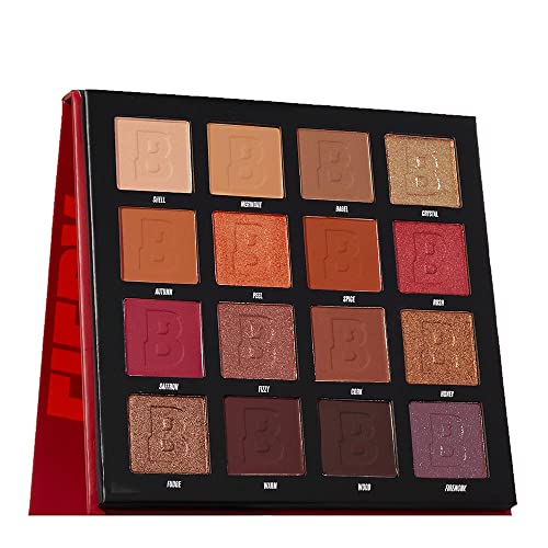 BEAUTY BAY Neutral 16 Piece Colour Eyeshadow Palette Gift Set - Make up Beauty Products - Vegan Gifts for Women - PETA Certified Cruelty Free - M