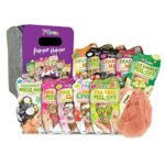 7th Heaven Pamper Hamper Gift Set - Contains a Variety of Peel-Off and Mud Face Masks, Hair Rescue Masque, Exfoliating Body Puff and Felt Present