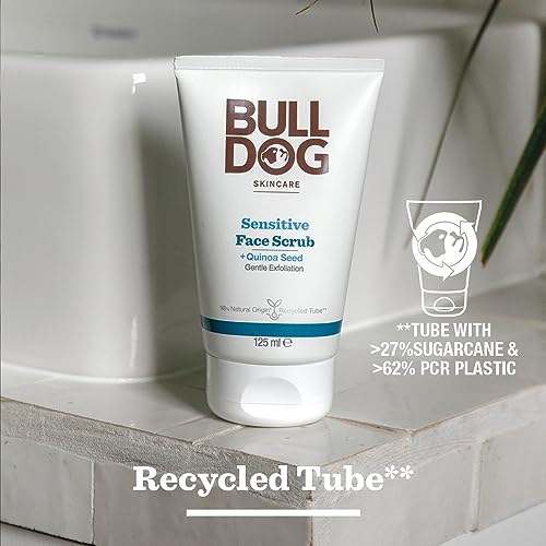 BULLDOG - Skincare for Men | Sensitive Face Scrub | Gentle Exfloliating Scrub | 125 ml